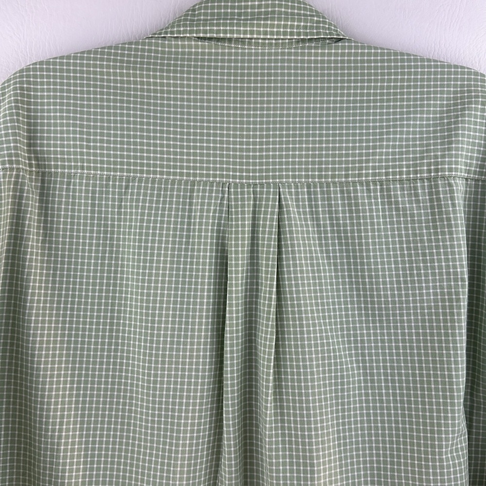 Brooks Brothers Short Sleeve Checkered Button Down Shirt - Picture 6 of 8